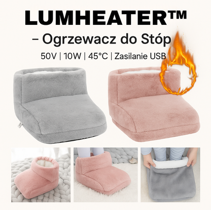 LUMHEATER™ - Ogrzewacz stóp | DODATKOWE GRZANIE NA USB | NA KAŻDĄ STOPĘ | NIEZWYKLE PRZYTULNY