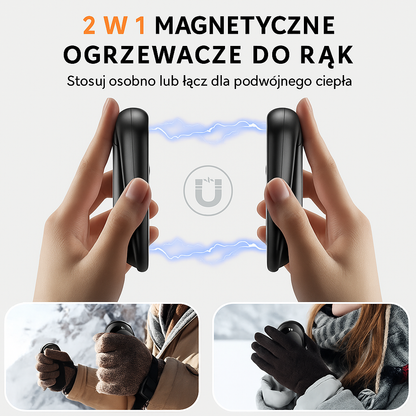 LUMHEAT COLDSKY™ - Ogrzewacze dłoni 55°C | REGULACJA MOCY | POJEMNA BATERIA | GRZANIE 3D