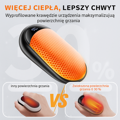 LUMHEAT COLDSKY™ - Ogrzewacze dłoni 55°C | REGULACJA MOCY | POJEMNA BATERIA | GRZANIE 3D